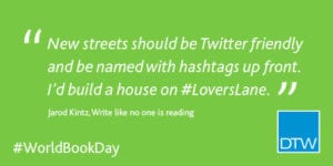 New streets should be Twitter friendly and be named with hashtags up front. I'd build a house on #LoversLane