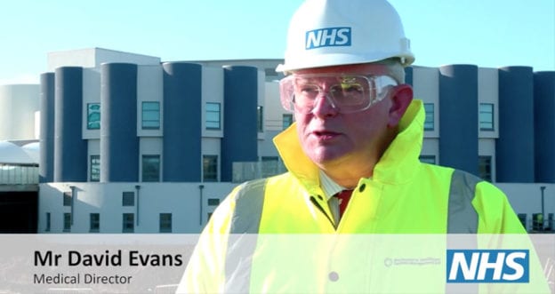 Photo of NHS Medical Director David Evans