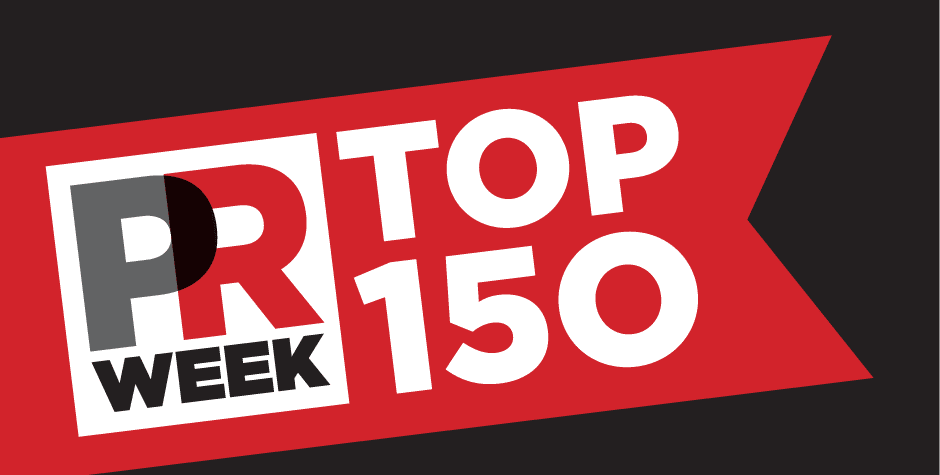PR Week Top 150 banner