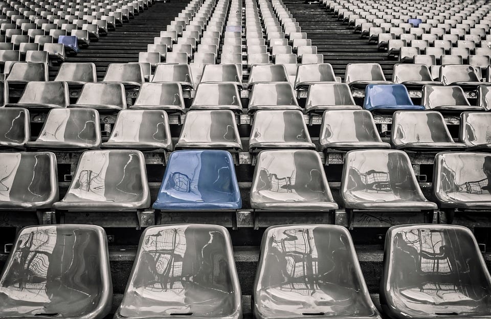 Photo of stadium seating