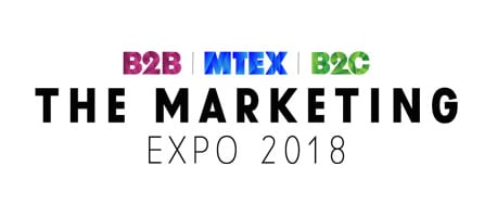 Graphic promoting The Marketing Expo 2018