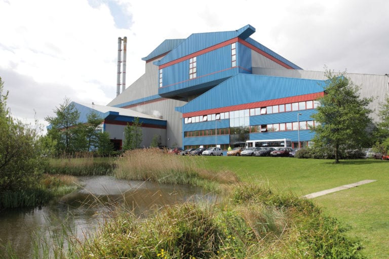 Exterior photo of the Suez EFW plant