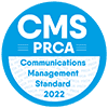 PRCA Communications Management Standard 2022 badge
