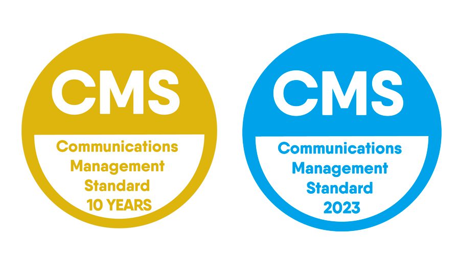 PRCA CMS accreditation logos