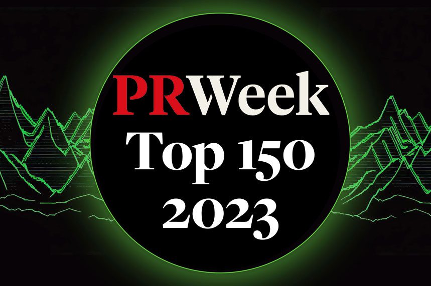 PR Week Top 150 graphic